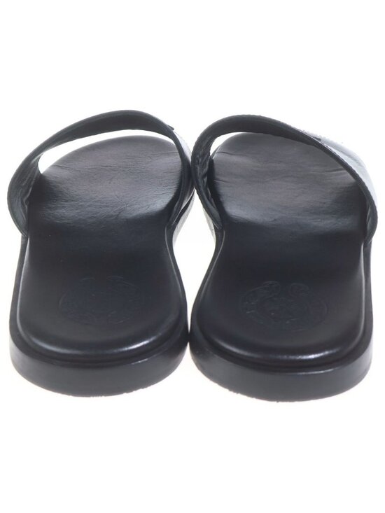 Chrome Hearts CH Slide Leather CH Plus Patch Sandals Black main image 5